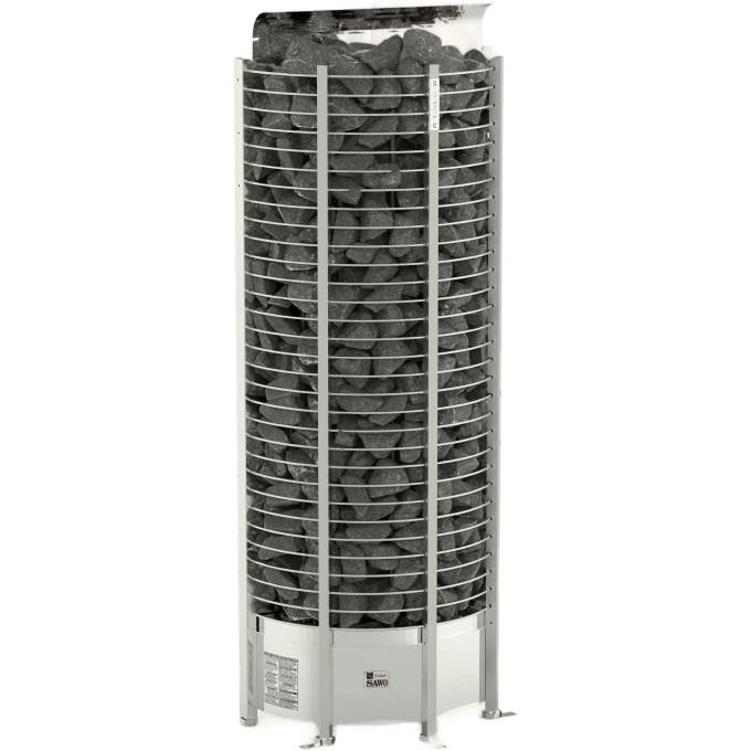 Электрическая печь SAWO TOWER TH9-105Ni-WL-P (10,5 кВт, выносной пульт, встроенный блок мощности, пристенная)